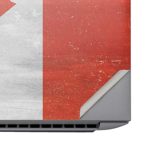 Canada Flag Distressed HP ZBook Fury 16 G10 Skin